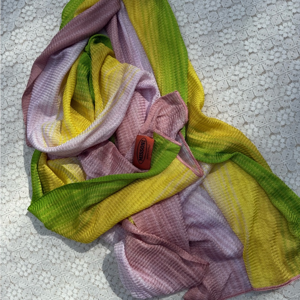 Missoni Colorful Multicolored Scarf